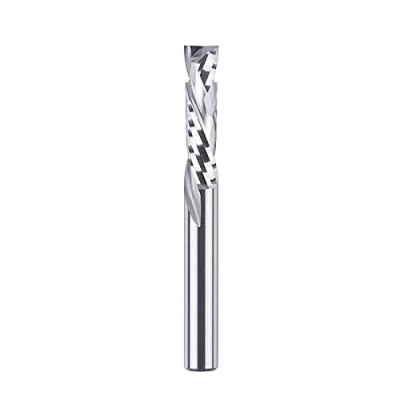 Obrázek SpeTool Spiralnutfräser 8mm Schaft Kompression 32mm Schnittlänge Spiralfräser CNC Fräser Router Bit Langlochfräser Holz Up&amp;Down VHM Schaftfräser für Oberfräse Nutfräser Holzfräser