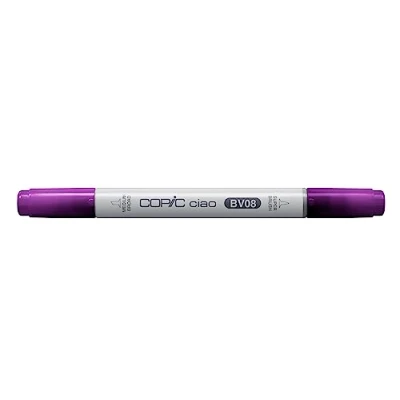 Obrázek COPIC Ciao Marker Typ BV 08, Blue Violet, univerzální zvýrazňovač rozvržení, se středně širokou a štětcovou špičkou