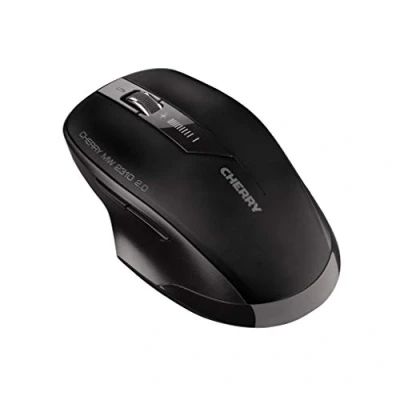Obrázek CHERRY MW 2310 2.0, bezdrátová 6tlačítková myš, 2,4GHz s dosahem 10 m, optický senzor a DPI spínač, nano USB přijímač, použitelný pro obě ruce, černá barva