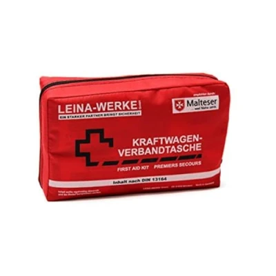 Obrázek Leina Werke 11012 autolékárnička Compact se suchým zipem, červená/černá/bílá