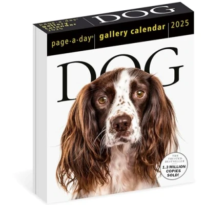 Obrázek Dog Page A Day® Gallery Calendar 2025: An Elegant Canine Celebration