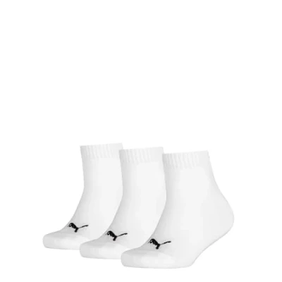 Obrázek PUMA Kids Quarter ponožky (balení 3 páry), bílá