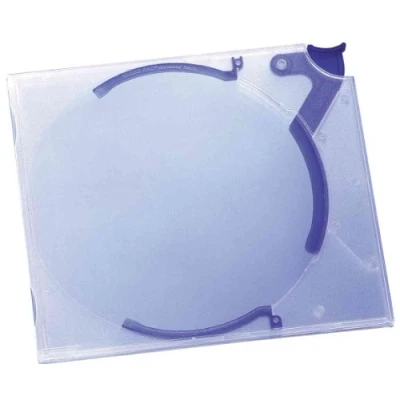 Obrázek Durable 526706 CD Box QuickfliP (pro 1 CD) balení po 5 ks průhledné/modré