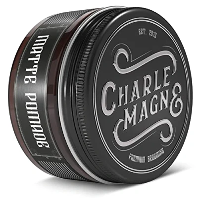 Obrázek Charlemagne Matná pomáda na bázi vody silné držení Nejlepší vosk vlasy matný krátké nebo dlouhé muži Hair Wax Men vlasový pánská vlasová pasta