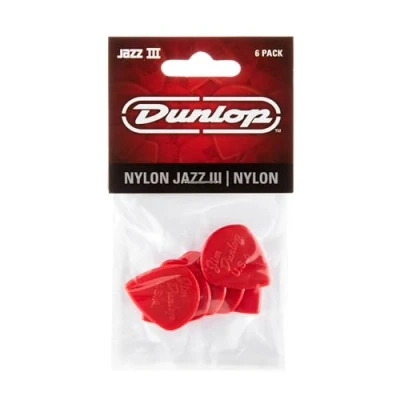 Obrázek JIM DUNLOP Plektrum Jazz III nylon 1,38 mm 6 kusů