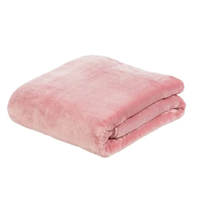 Obrázek Gözze Premium kašmírový pocit bytová a hebká deka, 500 g/m², 180 x 220 cm starorůžová