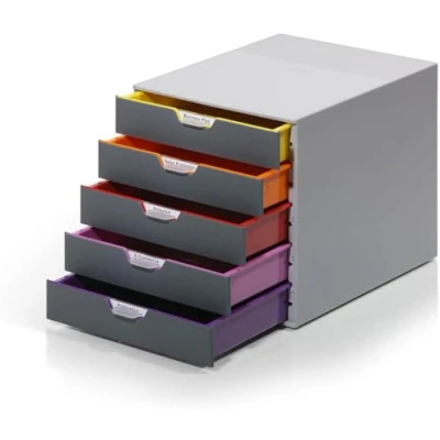 Obrázek Durable box se zásuvkami Varicolor, barevný odtok