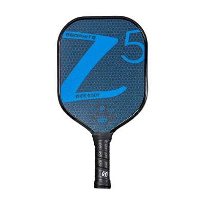 Obrázek ONIX Graphit Z5 Pickleball Paddel (Graphit Kohlefaser Oberfläche mit rauer Oberfläche, gepolsterter Komfortgriff und Nomex Wabenkern für Berührung, Kontrolle Leistung), blau