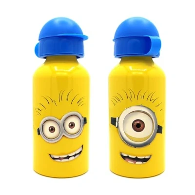 Obrázek Joy Toy 72001 Minions hliníková láhev na pití, 400 ml, 6,5 x 17 cm