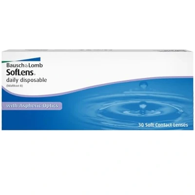 Obrázek Bausch + Lomb Daily disposable denní čočky SofLens, sférické kontaktní čočky, měkké, 30 kusů BC 8,6 mm / DIA 14,2 2,75 dioptrií