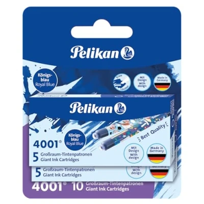 Obrázek Pelikan Inkoustová kazeta 4001 K.modrá Gtp/F/5 2B