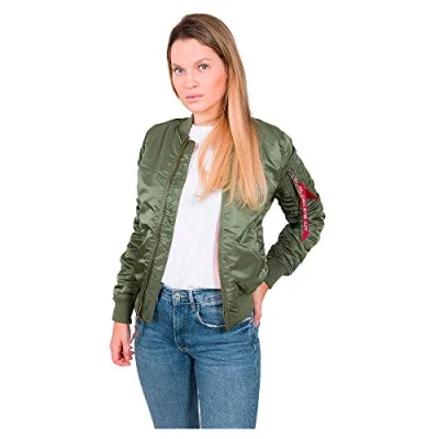 Obrázek Alpha Industries MA1 VF 59 WMN Bomber bunda, Ženy, Velikost: XS, Sage green