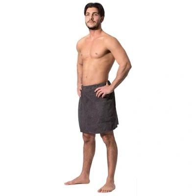 Obrázek ZOLLNER Pánský saunový kilt 100% bavlna, L/XL, šedý