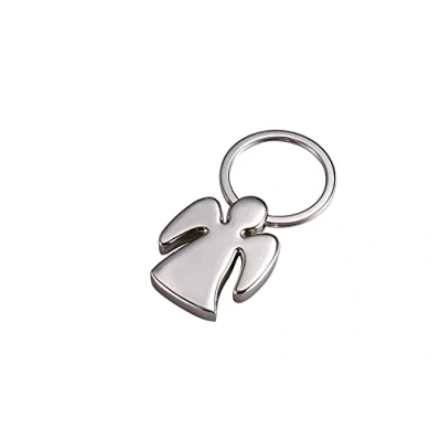 Obrázek Wedo 2053419 Schlüsselanhänger Celia (aus Zinklegierung, glänzend verchromt, 4 cm) silber