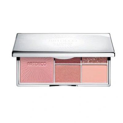 Obrázek ARTDECO Illusion Palette for cheeks &amp; eyes musíte mít paletu ze čtyř očních stínů a tvářenku s integrovaným zrcátkem 1 x ks