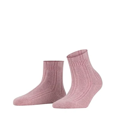Obrázek FALKE Dámské domácí ponožky Bedsock, prodyšné klimaticky regulující klima, směs angory potlačující zápach, nadýchané, teplé, měkké, komfortní pas bez tlaku, pro relaxaci, 1 pár, červená (Brick 8770)