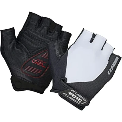 Obrázek GripGrab ProGel 4 mm DoctorGel Polstrování rukavice bez prstů na kolo Léto Cyklistické Poloprsty Gel Cyklistika