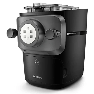 Obrázek Stroj na nudle Philips série 7000 technologie ProExtrude, plně automatická, perfektní míchání, 6 tvarovaných kotoučů, bílý (HR2660/00)