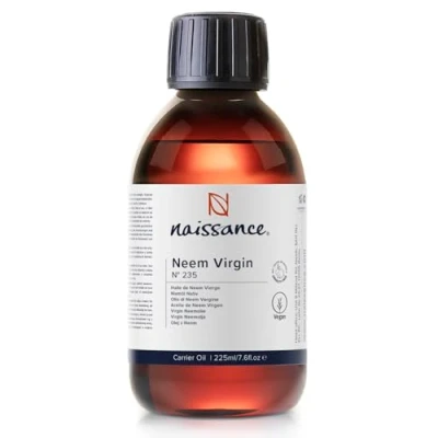 Obrázek Naissance Nativní olej (nimbový olej) (č. 235) 225 ml čistý, přírodní, hydratační, vyživující a pečující na vlasy, obličej, kůži, nehty