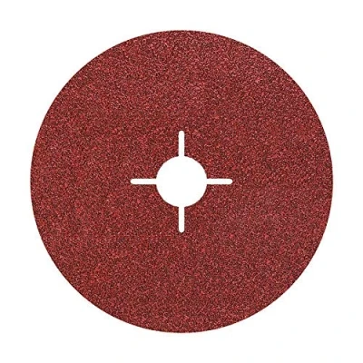 Obrázek wolfcraft 5 sklolaminátových brusných kotoučů 125 mm I 2469000 zrnitost 100 pro zpracování kovů úhlovou bruskou vázané na umělou pryskyřici podle normy EN 13743