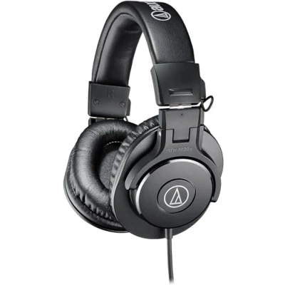 Obrázek Audio Technica M30x profesionální sluchátka k monitoru černá