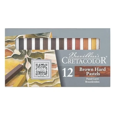 Obrázek Cretacolor Set Braunkreide, sortiert, 12er Kartonetui