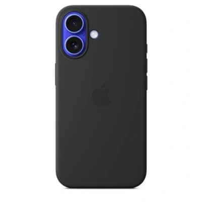 Obrázek Apple Silikonový Back Cover Černý MagSafe iPhone 16