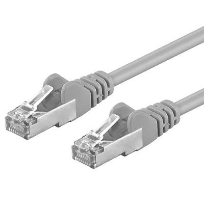 Obrázek PremiumCord Síťový kabel, Ethernet, LAN &amp; Patch kabel CAT6a, 10Gbit/s, S/FTP PIMF stínítko, AWG 26/7, 100% Cu, rychle flexibilní a robustní RJ45, šedý, 150 m