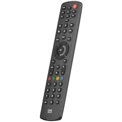 Obrázek One For All Contour 8 Universal Remote Control TV Ovládání zařízení / Smart Set Top Box DVD Blu Ray Aux a audio Zaručená spolupráce se všemi značkami URC1280