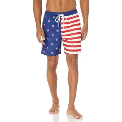 Obrázek Amazon Essentials Herren Badehose, Schnell Trocknend, 18 cm Auslauffarben, Sterneaufdruck, M