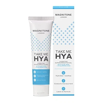 Obrázek Magnitone Take Me Hya Feuchtigkeitsspendendes, Superleitendes Gel mit Aloe Vera + Hyaluronsäure Spendet Feuchtigkeit und Beruhigt, Hinterlässt Formel, Tierversuchsfrei Vegan