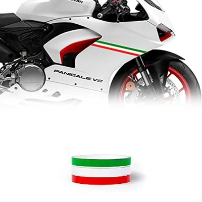 Obrázek 4R Quattroerre.it 10640 Klebestreifen für Motorräder dreifarbige Flagge Italien, 3.5 cm x 2 mt
