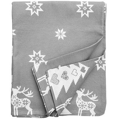 Obrázek Ragged Rose Tessa Fir Tischdecke, Silber grau