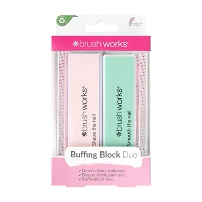 Obrázek Brushworks Nehty Buffing Block pastelové 2 kusy, 70 g