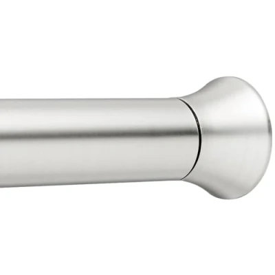 Obrázek Teleskopická tyč na sprchový závěs AmazonBasics pro uchycení, 137 228 cm, nikl