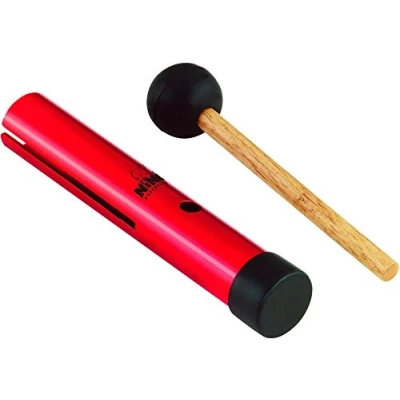 Obrázek Nino Percussion NINO602R Wah Tube vč. paličky červené NOT MADE IN ČÍNY