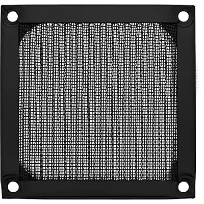 Obrázek InLine 33378S mřížka ventilátoru, hliníkový filtr, 80 x mm, černá, 1 kus
