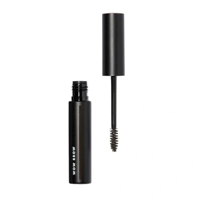 Obrázek e.l.f. Wow Brow Gel, Volumengebendes, Aufbaubares Wachs Gel Hybrid Für Volle, Voluminös Aussehende Augenbrauen, Vegan &amp; Tierversuchsfrei, Deep Brown, 3,5 g