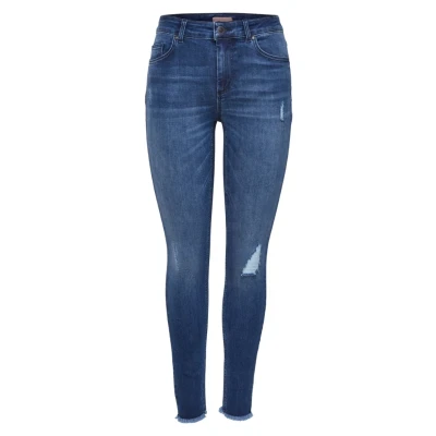 Obrázek ONLY MID Ankle RAW Skinny džíny, Ženy, Velikost: 34x34, Dark blue