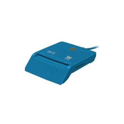 Obrázek Woxter elektronická čtečka ID, modrá Combo ID 3.0, SD karty, MMC, MS, MSPro, XD, Micro SD, atd. Kompatibilní s PC a MAC, CN43296009