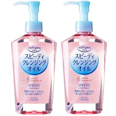Obrázek Kose Cosmeport softymo Speedy čisticí olej, 230 ml, vč. Port Trading Originální obličejová maska, 2 kusy