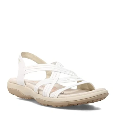 Obrázek Skechers Dámské Reggae Slim Simply Stretch sportovní sandály, bílá, 39 EU