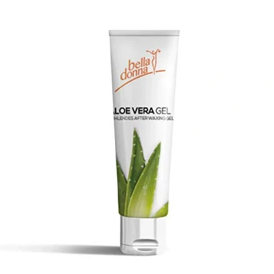 Obrázek Bella Donna Uklidňující a chladivý gel Aloe Vera, 100 ml ideální pro zklidnění pokožky po odstranění chloupků