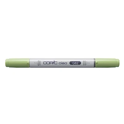 Obrázek COPIC Ciao Marker Typ G 82, Spring Dim Green, univerzální popisovač rozložení, se středně širokým a jedním štětcovým hrotem