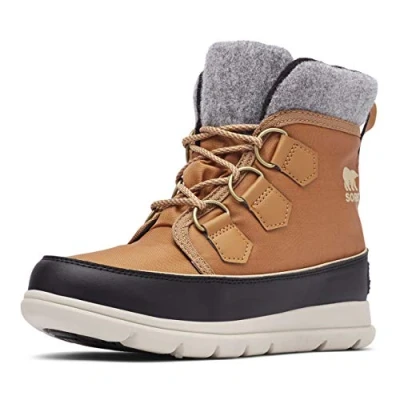 Obrázek Sorel Explorer Carnival Waterproof wasserdichte Winterstiefel für Damen, Braun (Elk), 42 EU