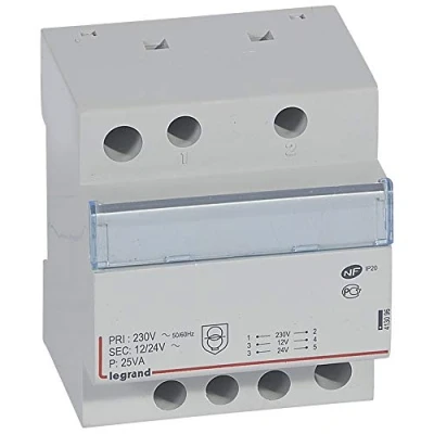 Obrázek Legrand 413096 SI 1650 trafo 12/24 V 25 VA