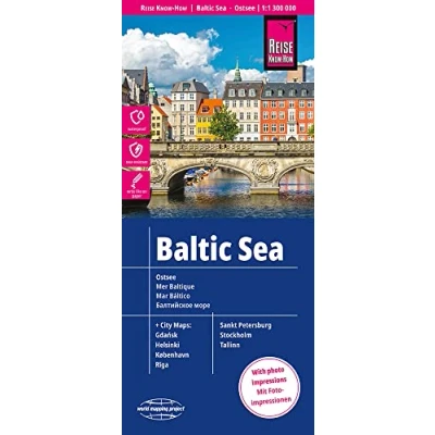 Obrázek Reise Know How Landkarte Ostsee / Baltic Sea (1:1.300.000): reiß und wasserfest (world mapping project)