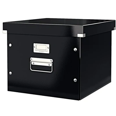 Obrázek Leitz Click &amp; Store úložný a přepravní box pro zavěšení souborů, A4, černý, 60460095