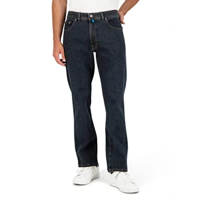 Obrázek Pierre Cardin Pánské džíny 5 pocket Dijon modré, Modrá (Indigo 02)