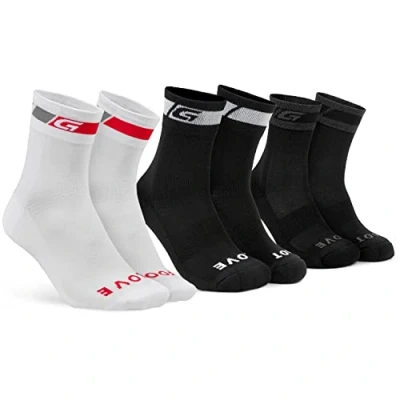 Obrázek GripGrab 4 roční období Multipack cyklistické ponožky 3 výhodné balení sportovní jaro léto podzim zima merino vlna